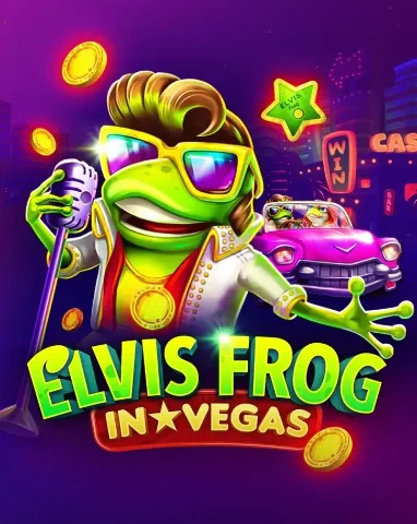 Elvis Frog in Vegas kikker met gitaar in Las Vegas bij Betzard